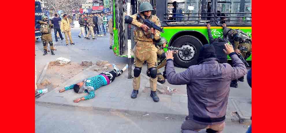 mock drill of terrorist attack and insurgent operation by security forces in delhi