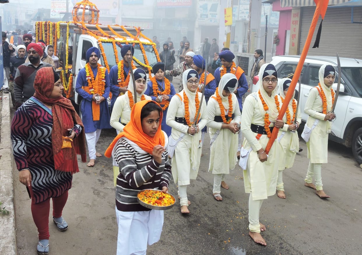 A morning walk out to Guru Maharaj expressed faith