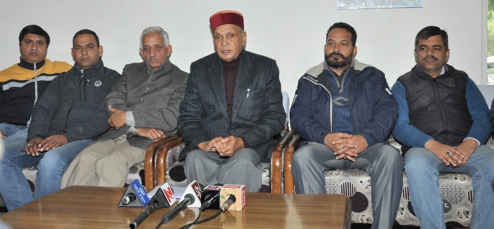 prem kumar dhumal hits out at congress leaders
