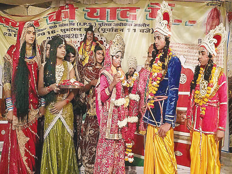 Ramlila staged Moha heart
