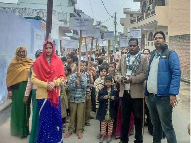 Voter awareness rally brought out by students