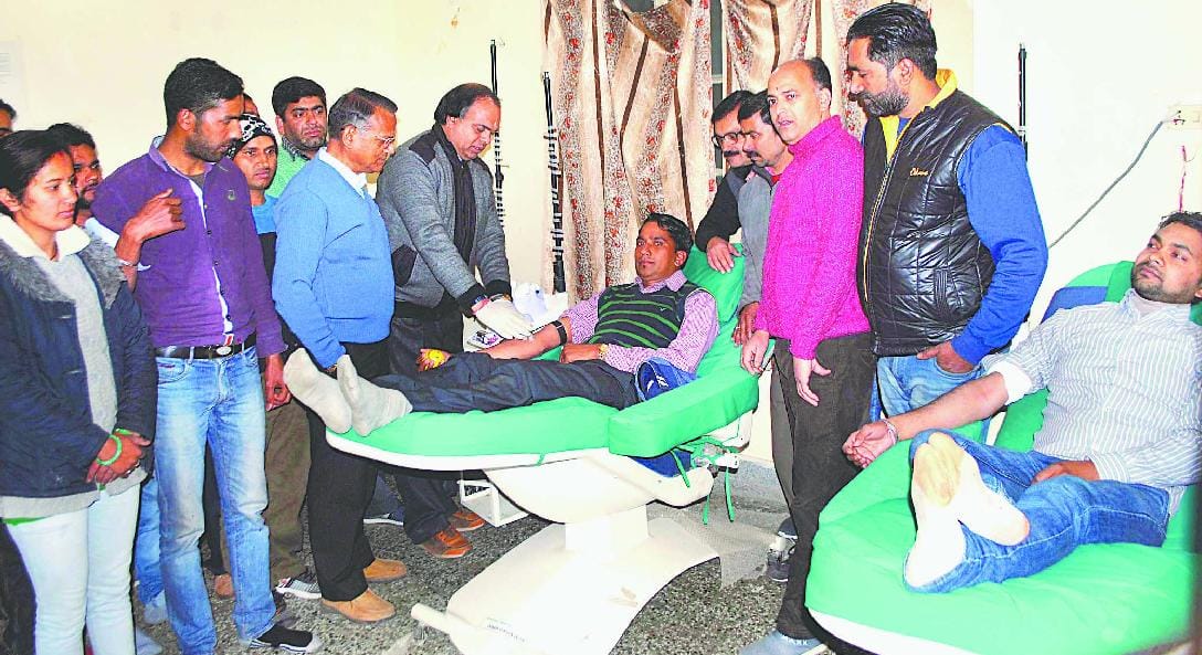 Welcome the new year in donated blood