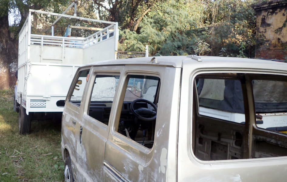 Three of the four stolen vehicles Two arrested, sent to jail