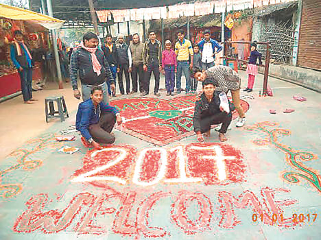 Happy New Year celebrated in Kamtanath Drshnkr
