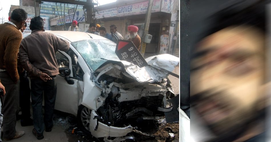 three people killed in road accident at bathinda on new year first day