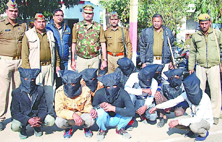 Gang of robbers arrested in bijnor