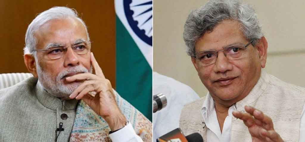 Demonetisation: Sitaram Yechury puts questions to PM Modi