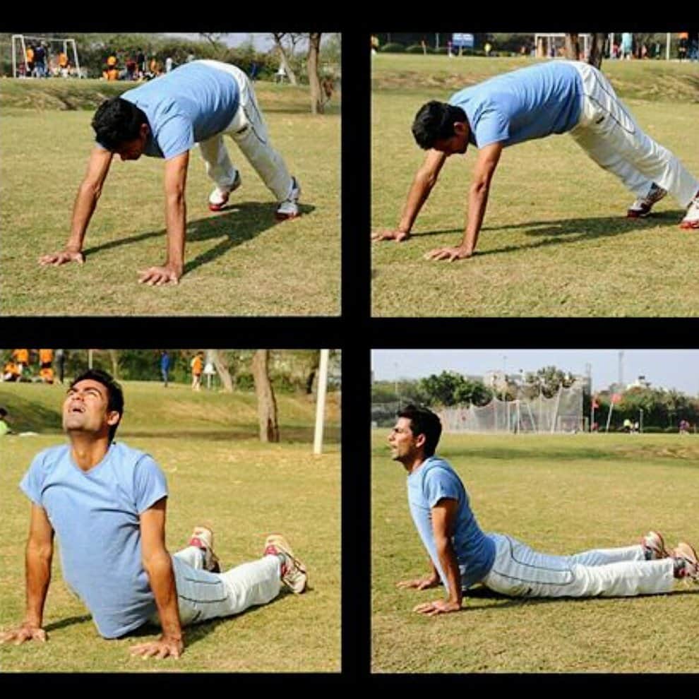 cricketer mohammad kaif trolled on twitter for doing surya namaskar