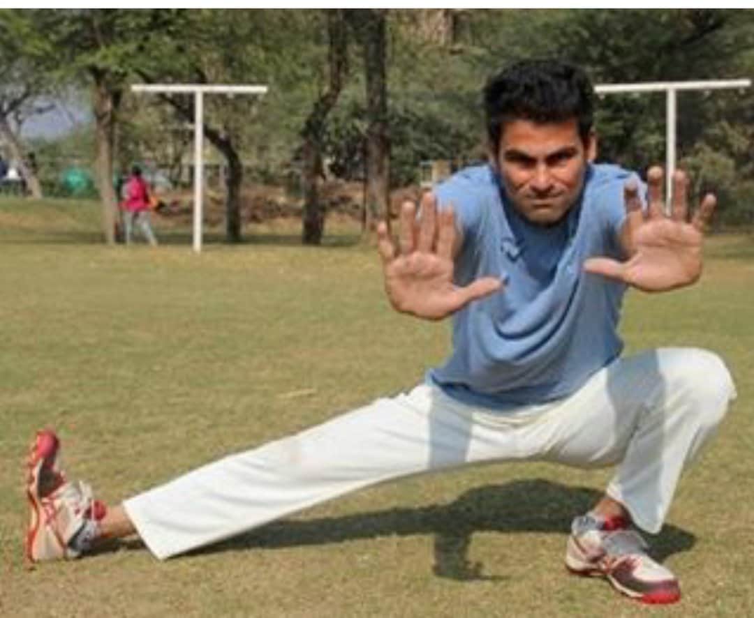 cricketer mohammad kaif trolled on twitter for doing surya namaskar