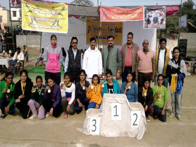 Maya Devi became the winner in taekwondo school team
