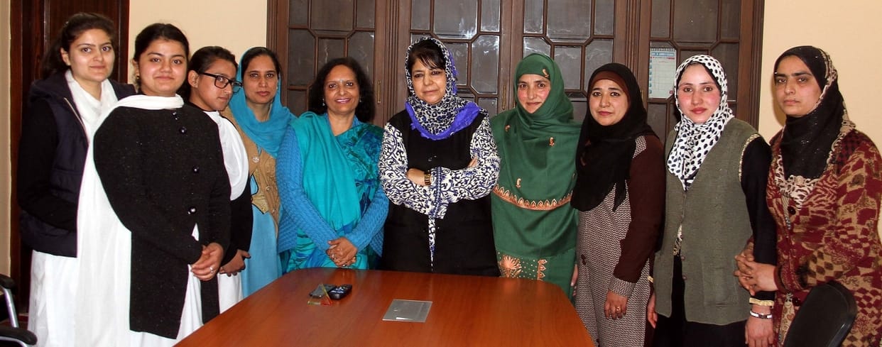 students Attention on game With studies  : Mehbooba