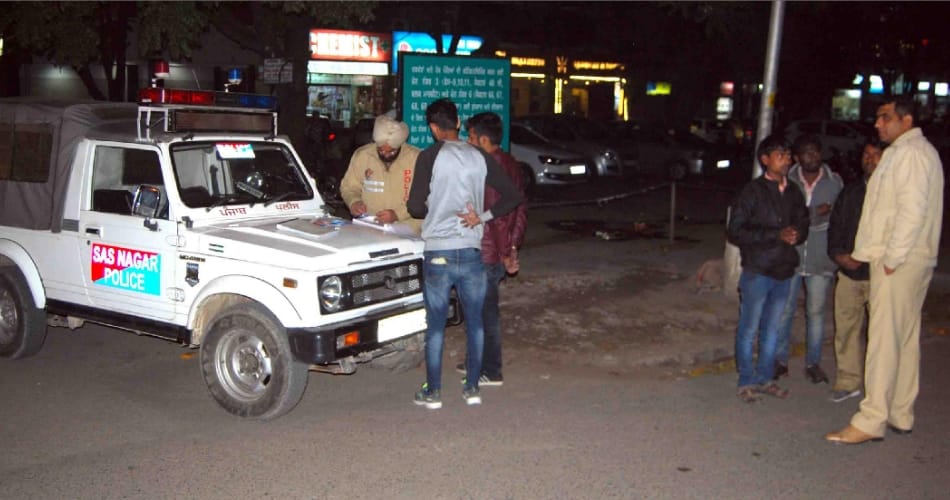 On the eve of new year cut 70 chalan, mohali news