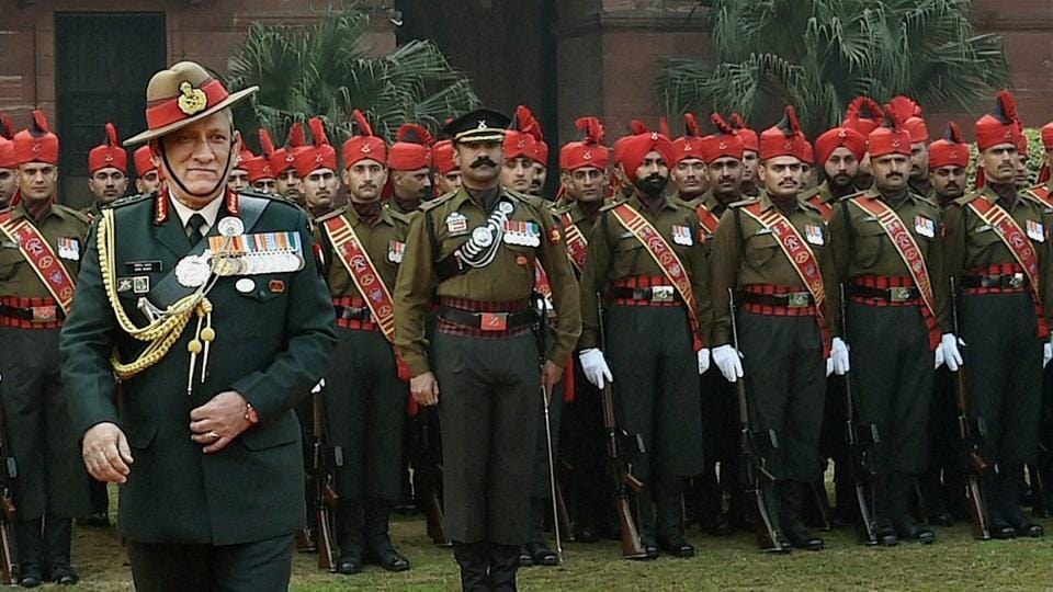 indian Army ready for war with Pakistan and China: Army Chief