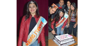 Neetu crowned as New year Queen 2017 in Manali