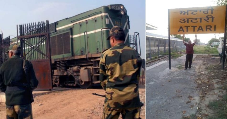 pakistan refused to do rail business with india vaya attari railway stationon new year 2017