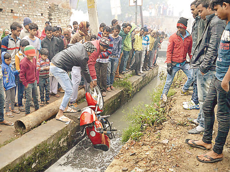 The death of the young man on the bike jumps breaker