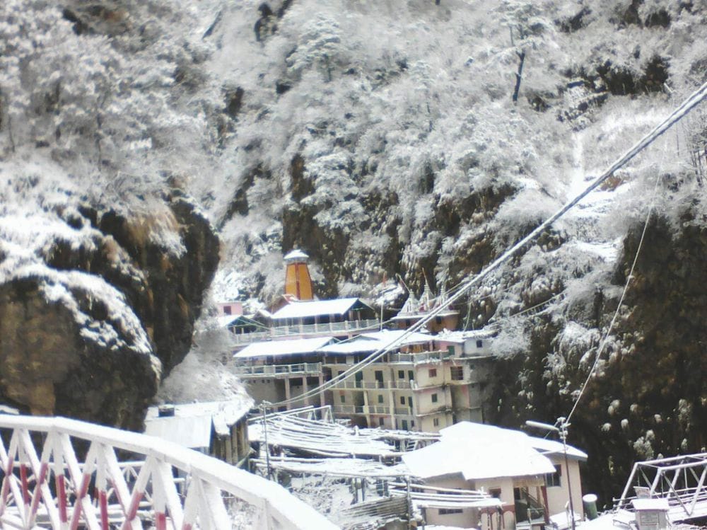 first snowfall in new year 2017