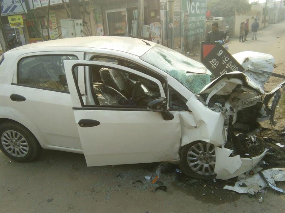 three people killed in road accident at bathinda on new year 2017 first day