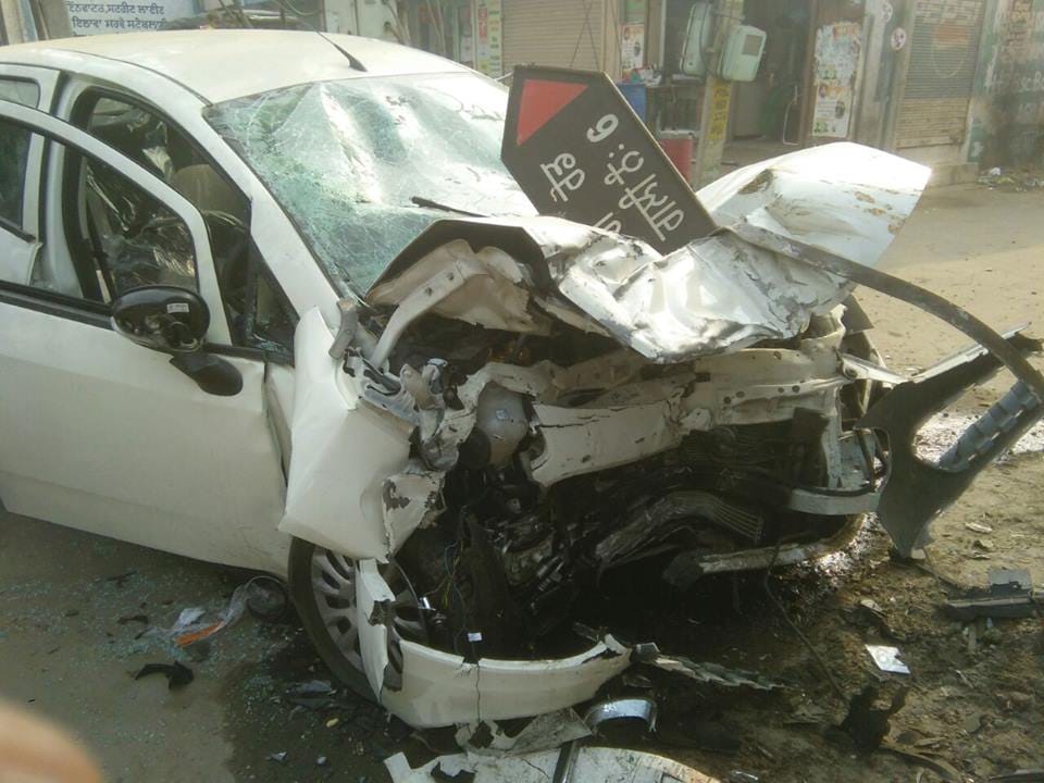 three people killed in road accident at bathinda on new year 2017 first day