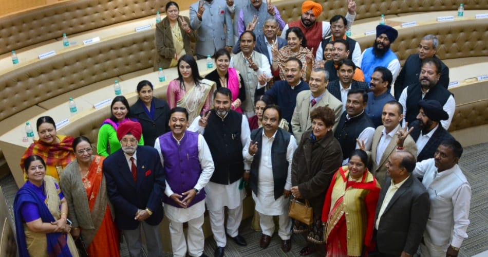 Shakti take oath two times in two language