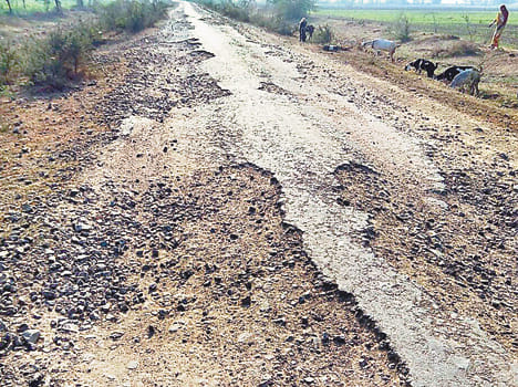 Lying in wait of repairing roads