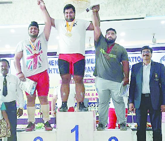 Himanshu weight lifters increased Shan district