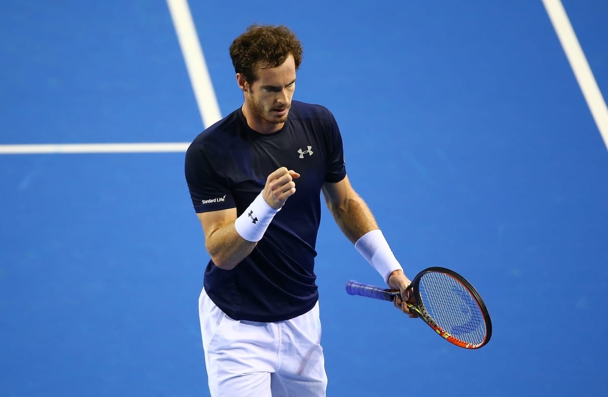 andy murray is come back in Brisbane international tournament