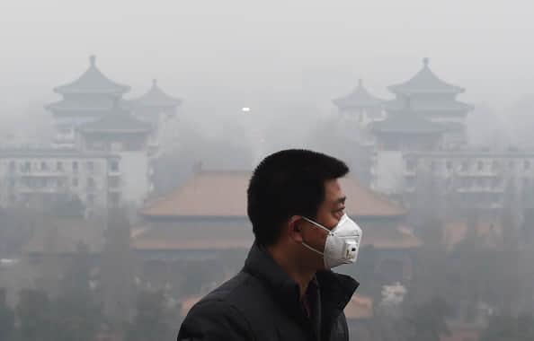 New Year celebrations fade in China due to heavy pollution
