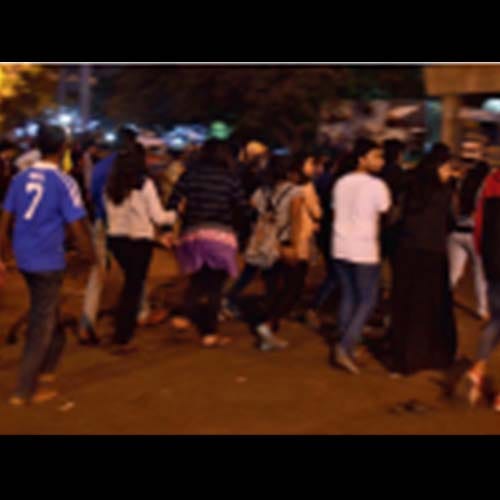 sources says women molested in Bengaluru in front of police