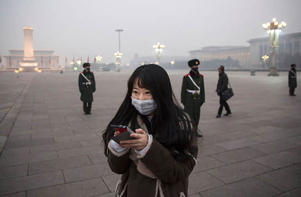 New Year celebrations fade in China due to heavy pollution