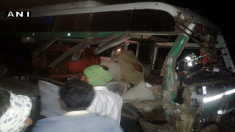 Five dead and more than 25 people injured after collision between tractor and bus in Chhattisgarh