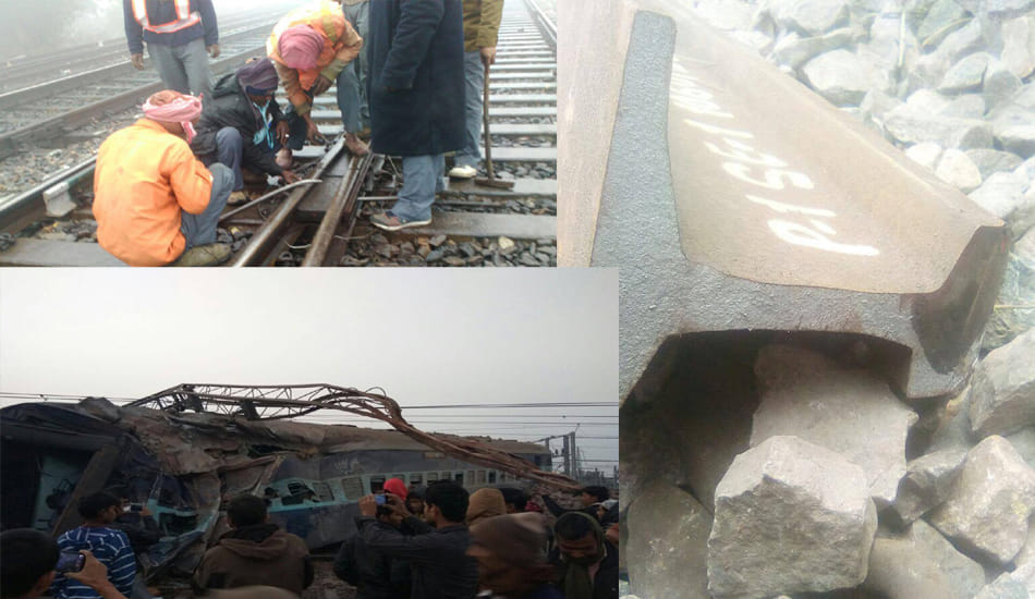 severe cold from shrinking rail tracks