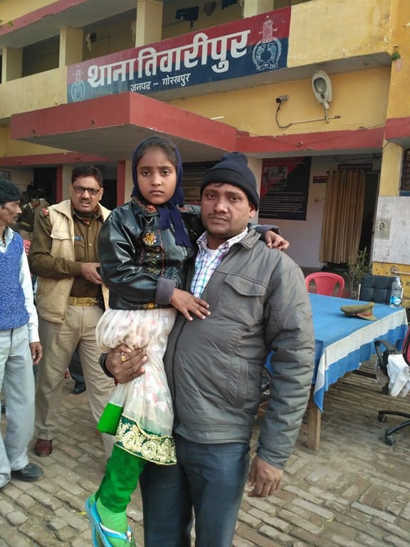 8 years old girl kidnapped to sold