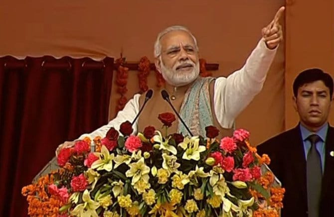 prime minister narendra modi speech in lucknow rally important points