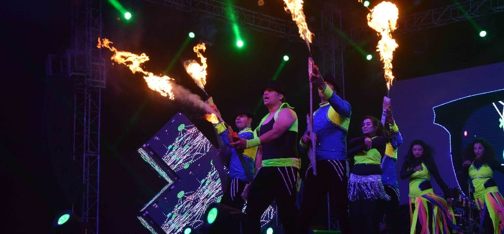 After the celebration continued vomiting and fights, it was the UK-Bangalore sight