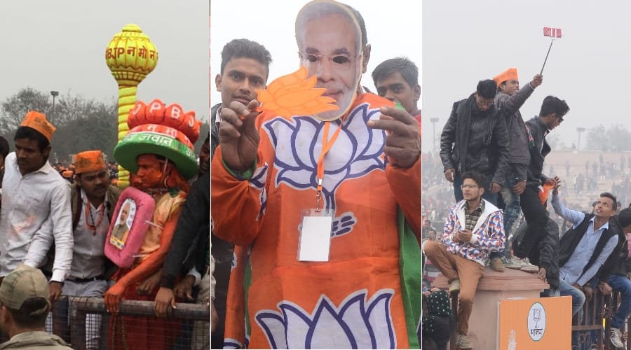 pm modi rally in lucknow