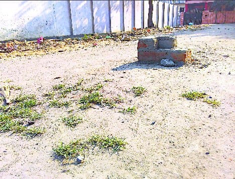 Municipal paper work completed, unfinished on the spot