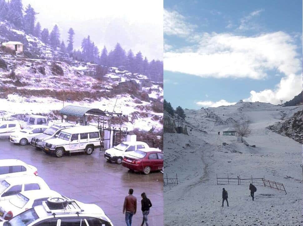 snowfall makes more beautiful to auli.