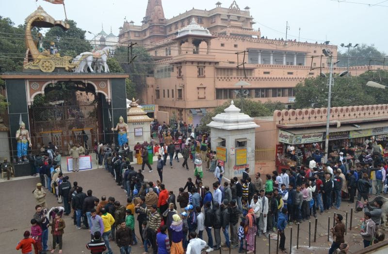 mulsim preparing poshak for krishna Janmashtami 2019 in Mathura