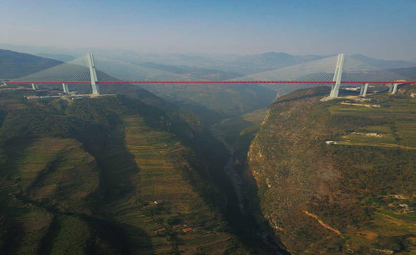 The World's Highest Bridge Will Open in China