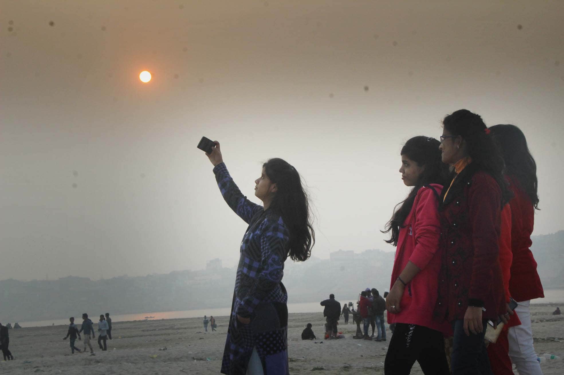 weather effected with eastern wind, varanasi get some relief