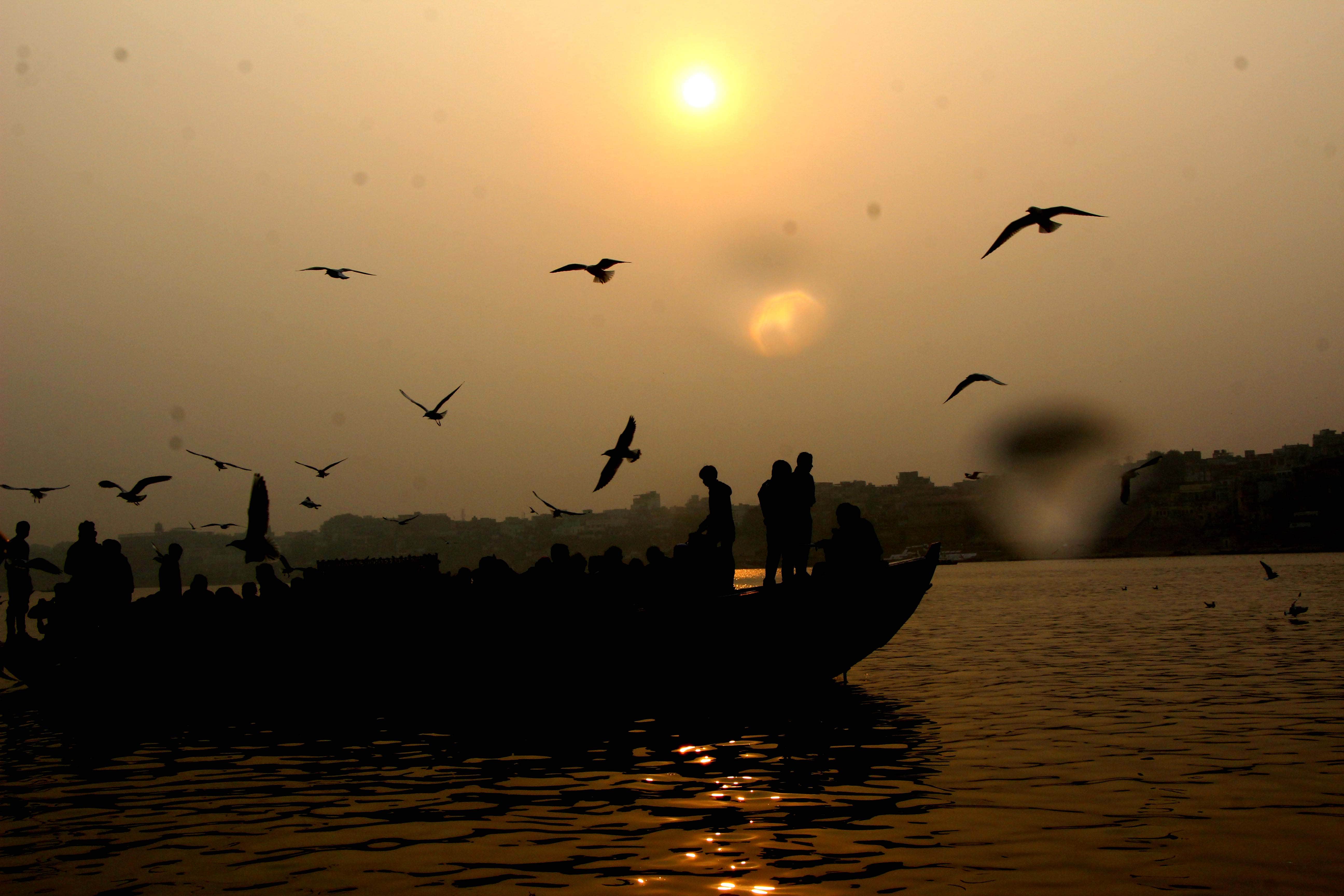 weather effected with eastern wind, varanasi get some relief