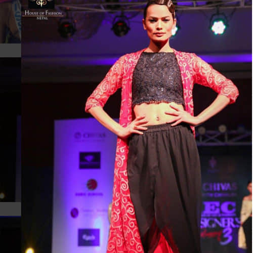 Nepal's first trans model to walk the ramp at Lakme Fashion Week in Mumbai