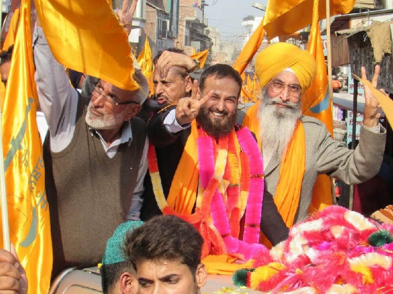 SAD-BJP candidate, election, road shows, road blockades, disturbing passer, Malerkotla, Sangrur