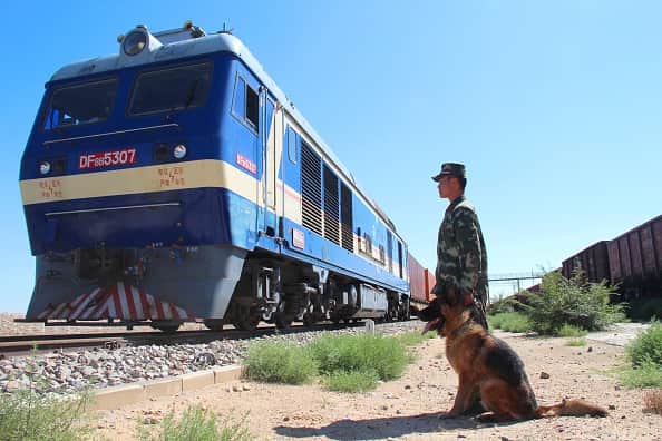 China introduced freight train to London