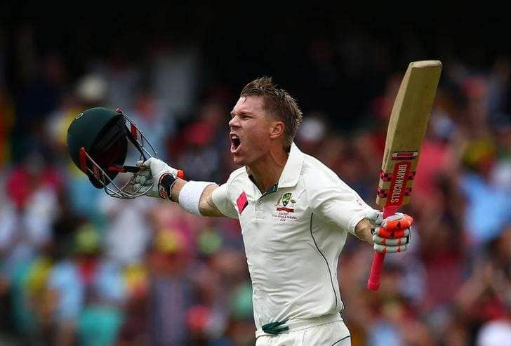 David Warner Smashes Century in 1st Session of Day 1 in Sydney