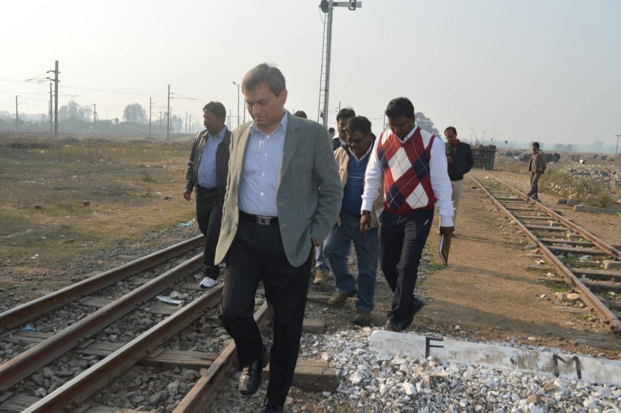 The inspection of the railway station DRM