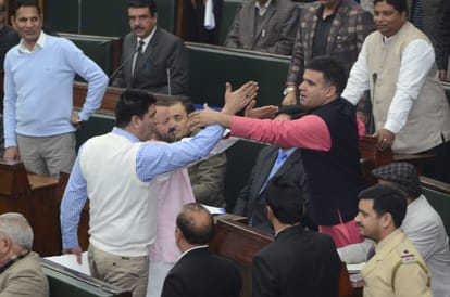 Uproar in assembly on Tuesday