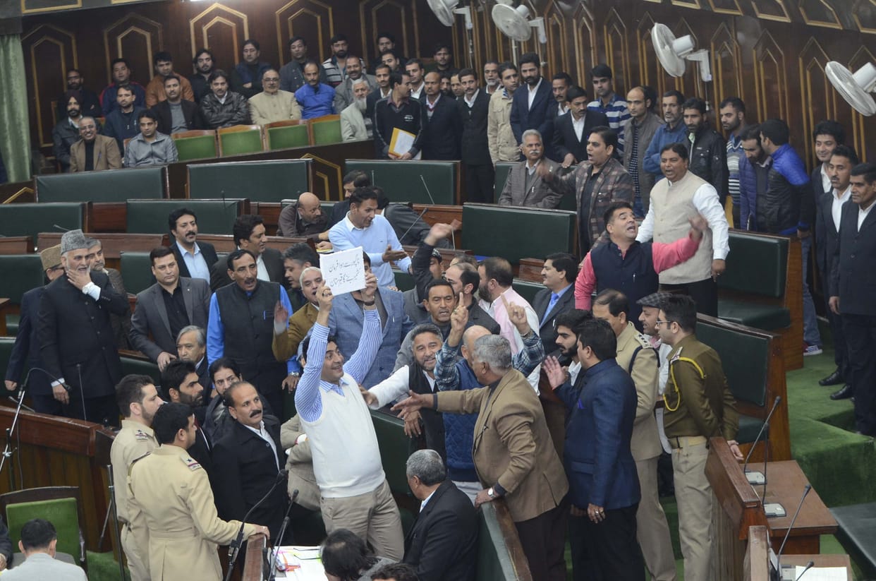 Uproar in assembly on Tuesday