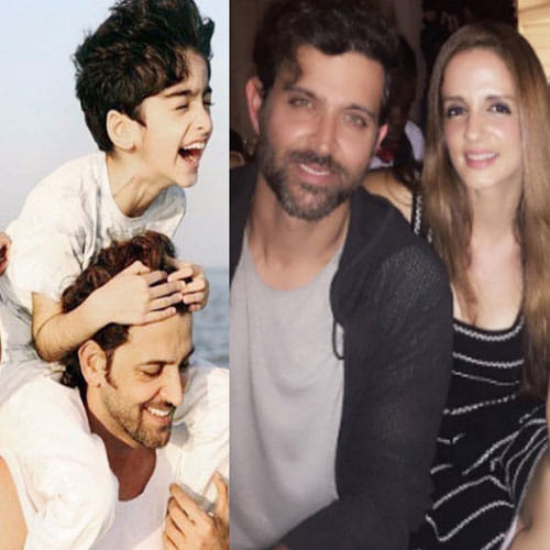 hrithik roshan in vacation with ex wife and sons